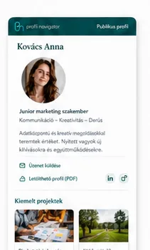 Publikus szakmai profil